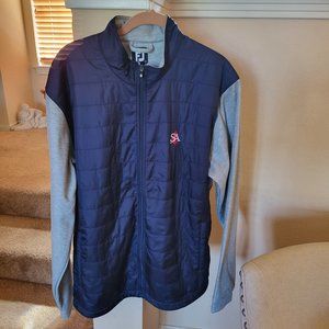 FJ Golf Outwear -Dark Blue and Gray Jacket Size  - Large